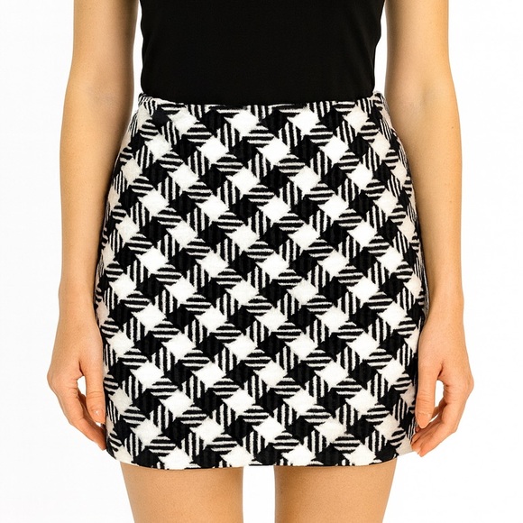 White House Black Market Check Skirt 00 - Picture 1 of 8